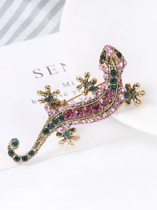 Lizards Vintage Elegance and Creativity Special-Interest Design Brooch